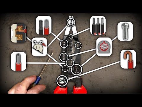 Most people don't know this!!! How to use wire strippers like a pro.