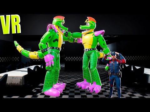 VR Animators Scare the Guard in BONELAB FNAF COOP BEST GIGA MONTY SERIES
