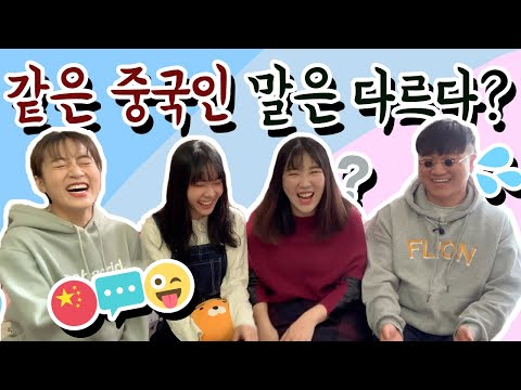 중국 사투리의 차이! 광동어 상하이 사천 동북 사투리의 대결! ★상하이 조사유★