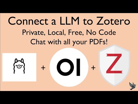 How to connect a LLM to Zotero for a private, local research assistant – fast, no code