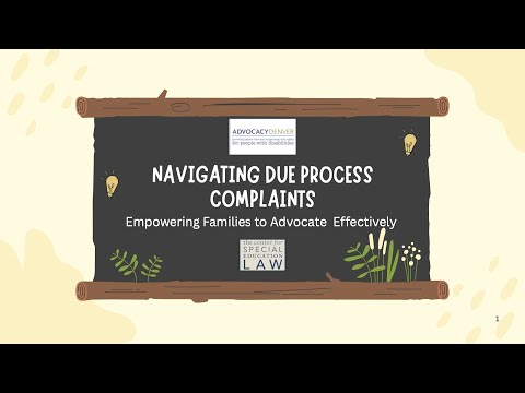 Navigating Due Process Complaints