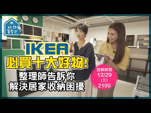 IKEA必買十大好物 整理師告訴你 解決收納困擾【#好想買房ㄛ】韋汝.何安蒔 2021.12.29