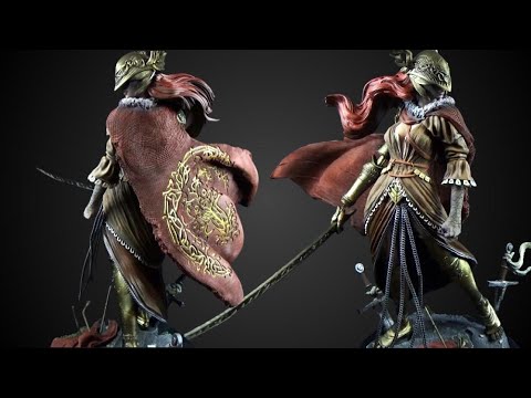 Let's Paint a Beautifully Sculpted 3D Print in 1/6 Scale - Malenia (Elden Ring) by CA 3D Studios