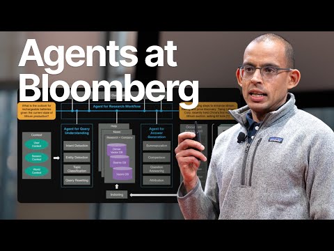 Scaling Agents for Gen AI Products - Anju Kambadur, Bloomberg Head of AI Engineering
