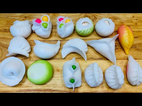 学会这些手法，保准你在酒楼有一席之地！Different ways to wrap dumplings and buns.