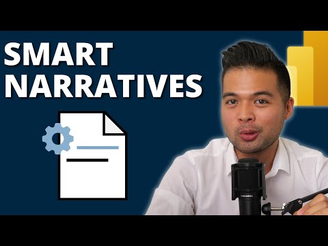 EXPLAIN DATA USING AI in POWER BI // How to use SMART NARRATIVES to explain your data dynamically