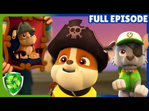 Pups And The Pirate Treasure | Rocky Patrol Full Episode | Following the Clues | Cartoons for Kids