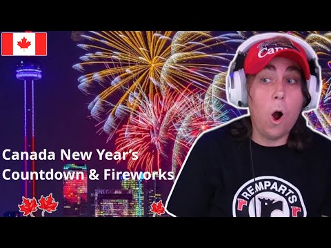 🍁 Canada New Year’s Countdown & Fireworks Reaction! 🎉🔥 + Random Shenanigans!
