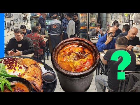 Oldest Traditional Restaurant in Bazaar of Tehran Iran