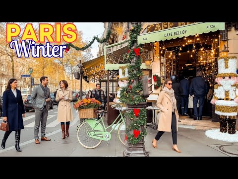 17 December 2025 – Winter Noon in Paris 🧣 | Eiffel Tower to Champs-Élysées Walk | 4K HDR
