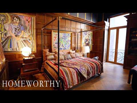 ARTIST HOME TOUR | Inside a Bold & Colorful Manhattan Townhouse | NYC Interior Design