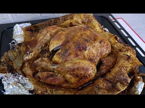 كي مدلي مول المحل الوصفة متوقعتش هذ نتيجة😱 دجاج محمر فالفرن بدون ماء بتتبيلة خطيرة ينسيك تع برا👌