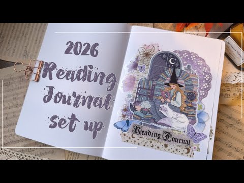 2026 reading journal set up - part 1 ✨