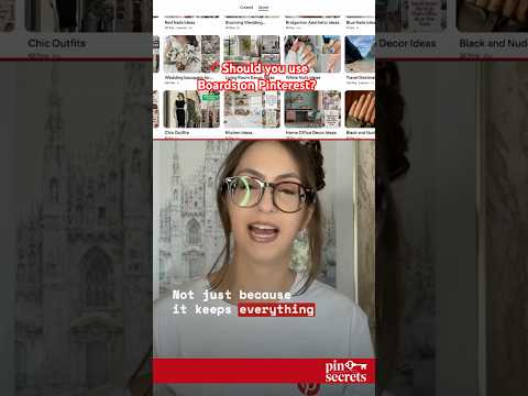 should you use boards on Pinterest? #pinterest #socialmediamarketing #pinteresttips
