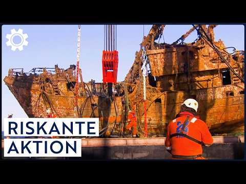 Zeitbombe Schiffswrack: Extreme Bergungsaktion in holländischen Gewässern