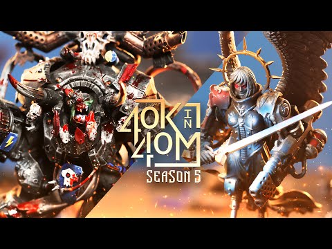 Orks vs Sisters of Battle - Tattoo on the line! Warhammer 40k in 40m Battle Report