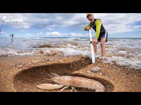 Using a PUMP to Find the Worlds MOST HIDDEN Bait! (Florida Beach Fishing)