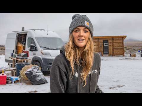 Plumbing My House Foundation (I don’t know what I’m doing) // OFF-GRID & Alone