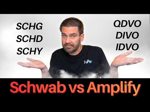Schwab vs Amplify: The Ultimate 3-ETF Portfolio Showdown! SCHG, SCHD, SCHY vs QDVO, DIVO, IDVO
