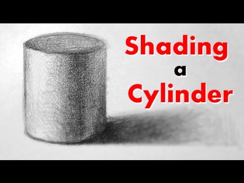 How to Draw and Shade a Cylinder
