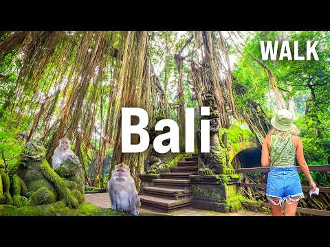 UBUD, Bali 4K Walking Tour (Indonesia) - Captions & Immersive Sound [4K Ultra HD/60fps]