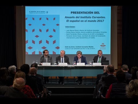 El Instituto Cervantes presenta el anuario «El español en el mundo 2017»
