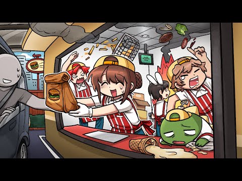 (녹화만 7시간..) 진짜 역대급 극한 햄버거 가게 운영하기🍔