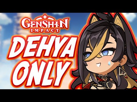 Can You Beat Genshin Impact Only Using Dehya??!!