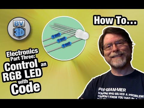 Get Started in Electronics #3 - Controlling RGB LED with Code