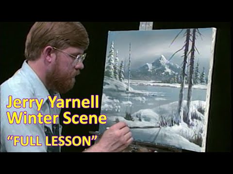How to Paint Snow • Acrylic Winter Landscape Tutorial • Jerry Yarnell "FULL EPISODE"