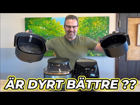 Testar Air Fryer - Biltema 499kr vs Philips 1799kr