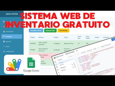 CREATE YOUR WEB INVENTORY SYSTEM IN LESS THAN 15 MINUTES!!
