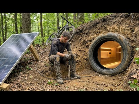 No one expected it, he managed to build a luxury house in an underground tunnel and no one knew