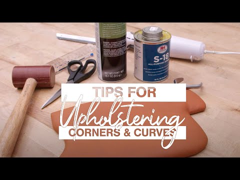 Vinyl Upholstery Panels - Rounding Corners, Turns & Inside Corners
