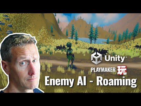 3rd Person in Unity and Playmaker - Base Enemy AI Roaming