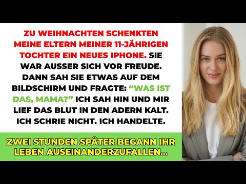 Zu Weihnachten Gaben Meine Eltern Meiner Tochter Ein Iphone. Ich Sah Es An Und Rief Die Polizei…