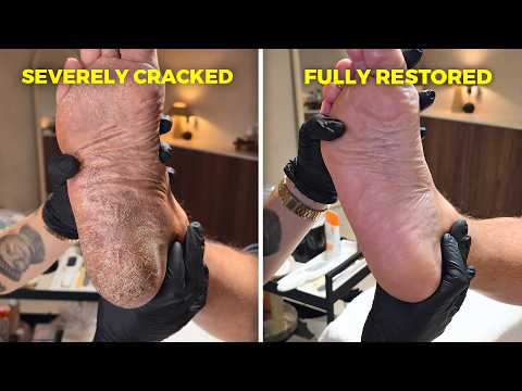 The Most Severely Cracked Heels I Have Ever Fixed