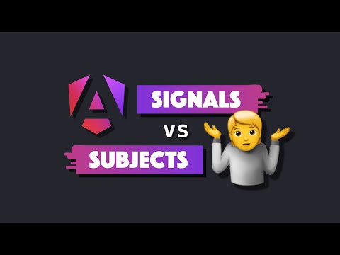 The signals situation in Angular is weird