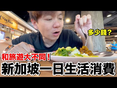 新加坡生活好貴？真實生活體驗....一整天花了多少錢？當地人一餐預算是？