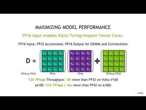 NVAITC Webinar: Automatic Mixed Precision Training in PyTorch