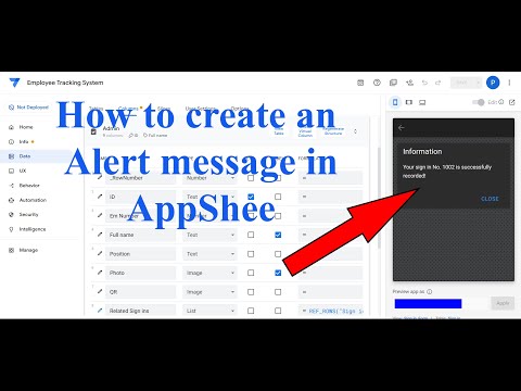 How to Create a Custom Pop-up Alert in AppSheet