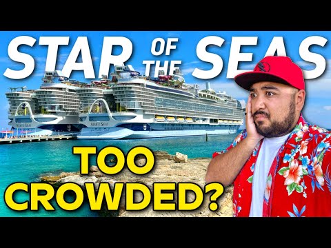 How BUSY Is Perfect Day At Coco Cay With 2 ICON CLASS SHIPS? Star Of The Seas! Royal Caribbean Vlog!