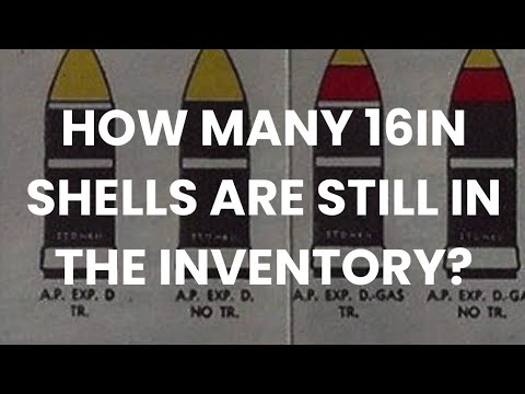 How Many 16in Shells Does The Navy Still Have?