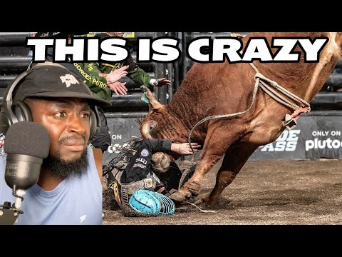 British Guy REACTS to INSANE BULL RIDING  Wrecks – This Sport is BONKERS!
