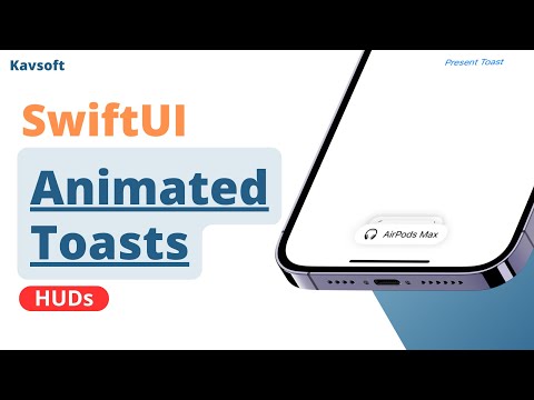 SwiftUI Animated Toasts | HUDs | Xcode 15