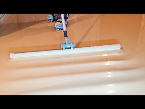 Наливной пол, тонкости, результат!