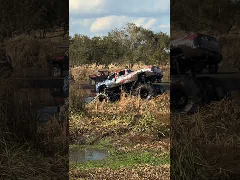 Plant Bamboo TRUCKS GONE WILD weekend #megatruck #mudbog #offroad #mud