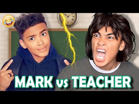 MARK VS TEACHER: Every Time Mark Outsmarted the Teacher | Try Not to Laugh