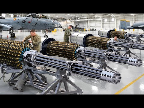 How They Rebuild the Massive A-10 Warthog’s Gatling Gun