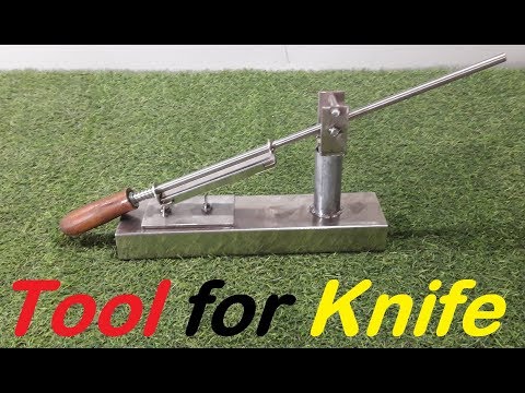 Homemade tool! How to Make a Knife Sharpening Jig